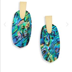 Abalone SET earrings and necklace